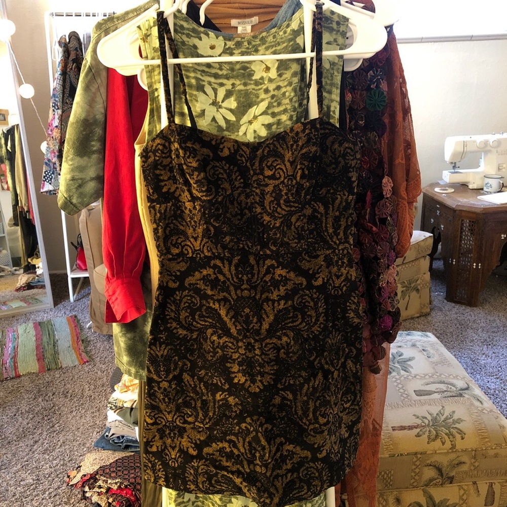 Urban Outfitters Velvet Mini Dress